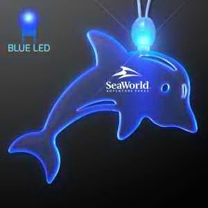 Acrylic Dolphin Shape Necklace with LED 6