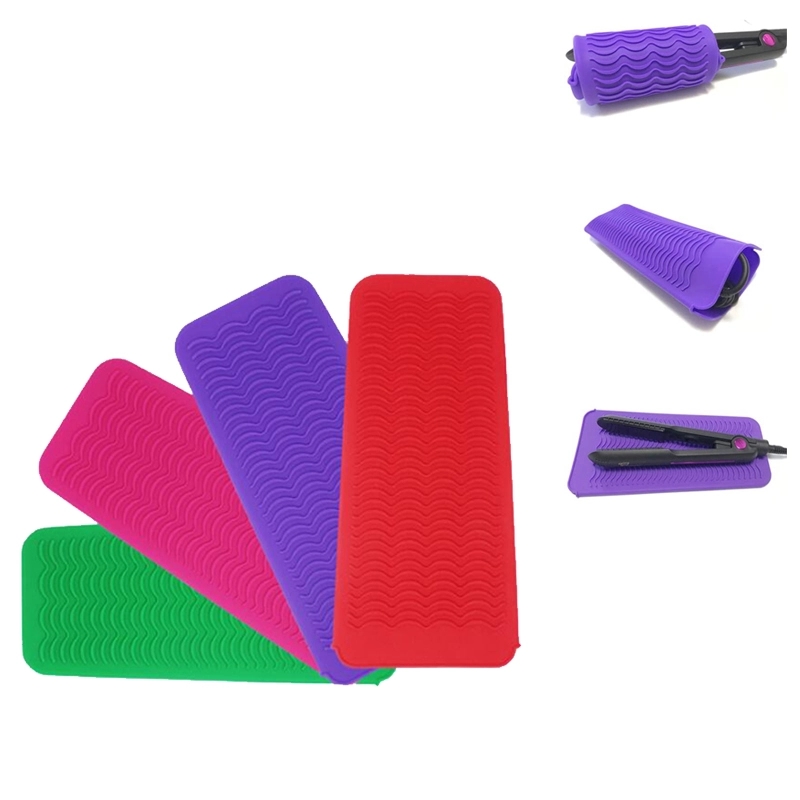 Heat Proof Silicone Mat Pouch For Hair Tools 3