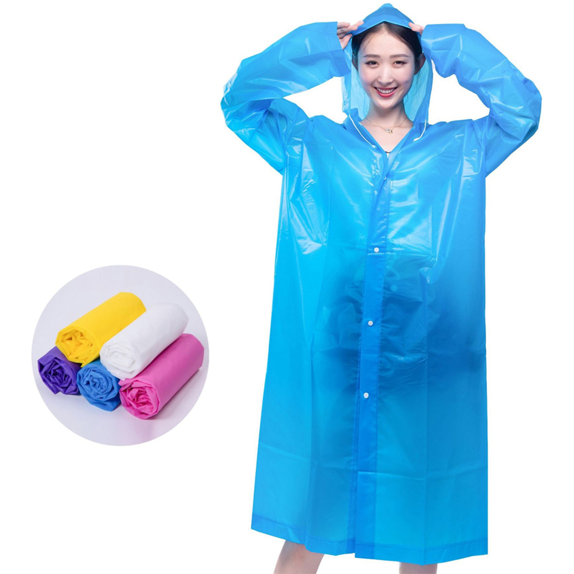 Adjustable EVA Waterproof Raincoat 4