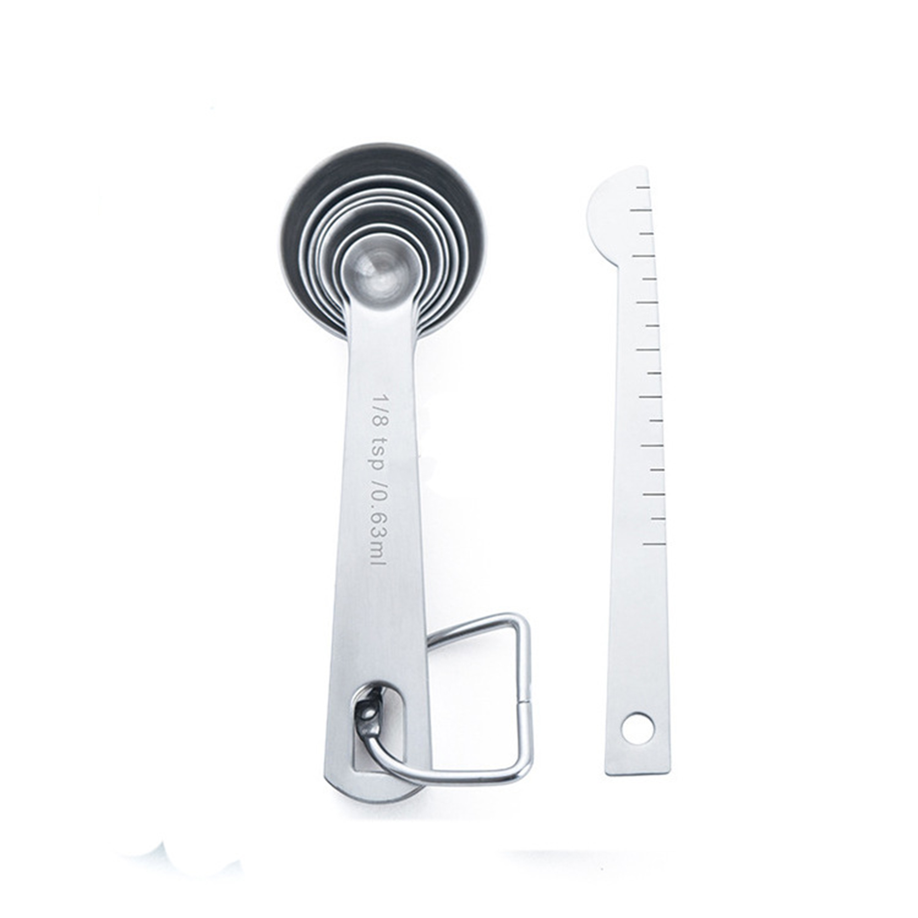 Stainless Steel Measuring Spoon 7 Pcs Set 2