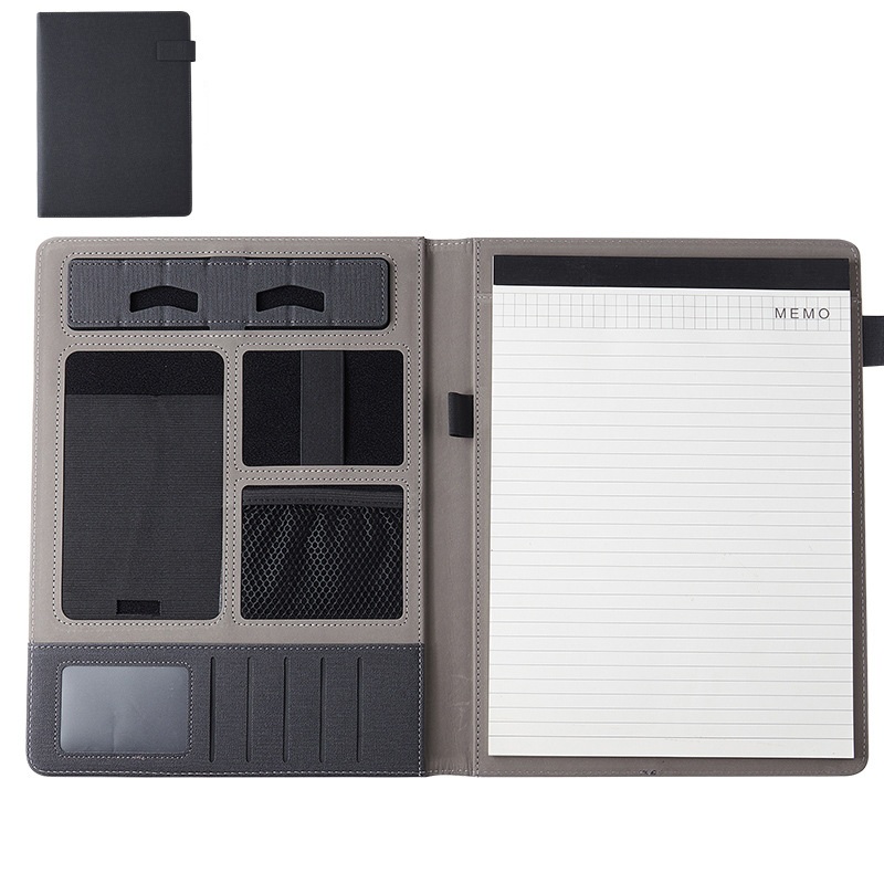 A4 Leather Padfolio W/ Magnetic Closure 3