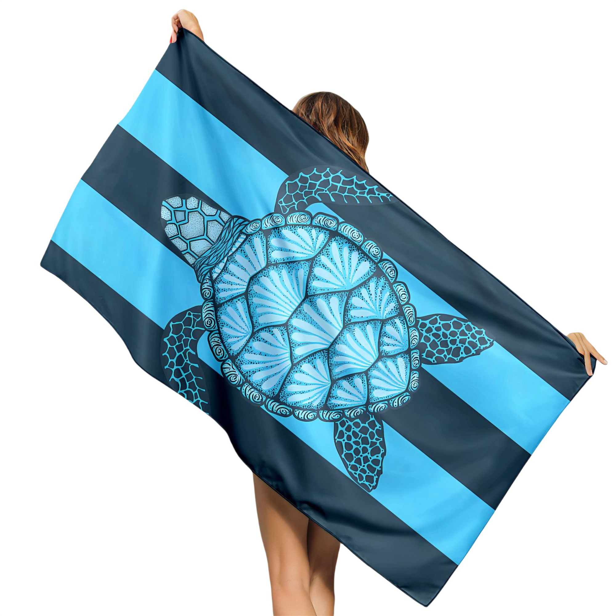 Premium Microfiber, 30 x 60, Mid-Weight, Color Beach Towel 12