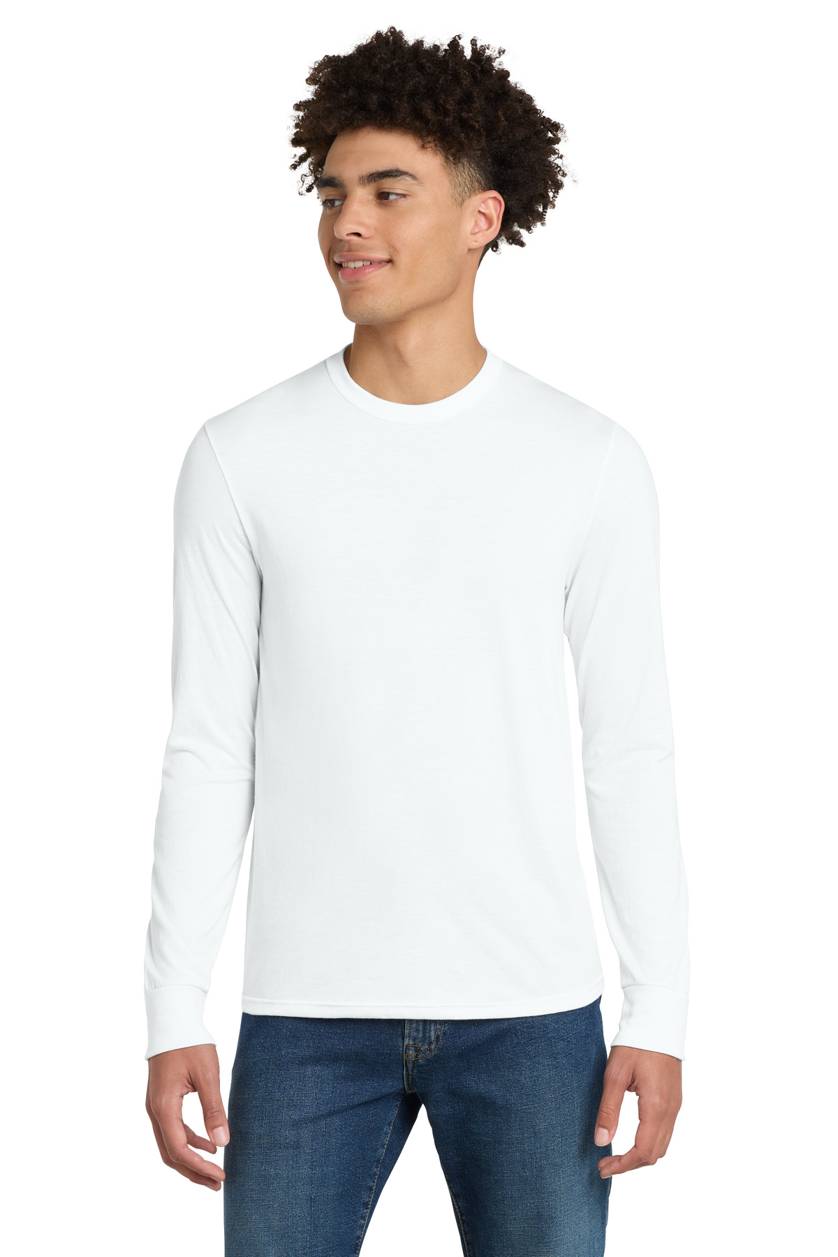 District Perfect Tri Long Sleeve Tee . DM132 33