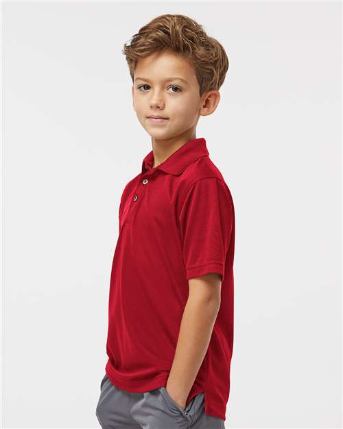 Youth Saratoga Performance Mini Mesh Polo - 108Y 9