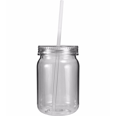 24 oz. Plastic Mason Jar 9