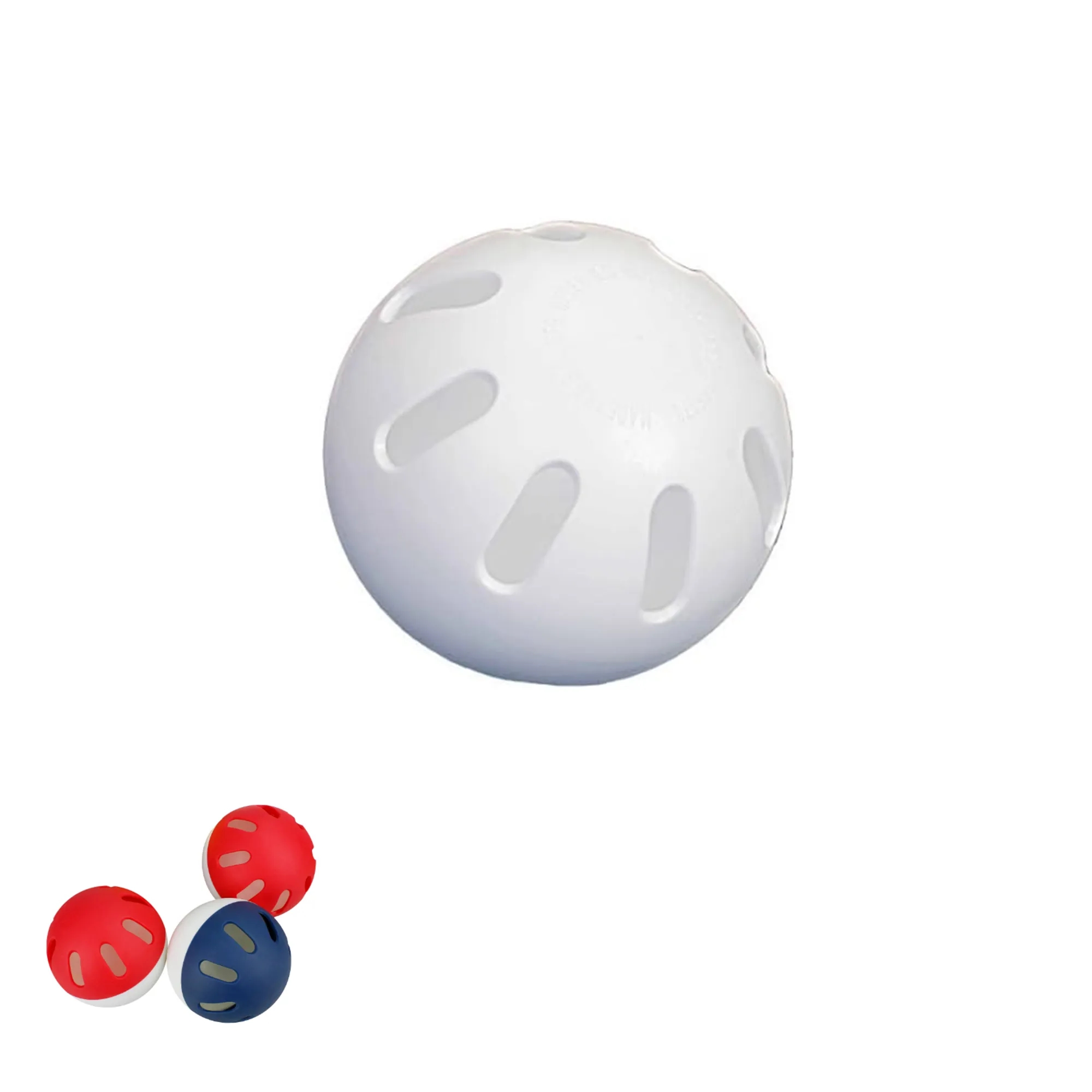 2.87" Wiffle Outdoor Sports Hole Balls