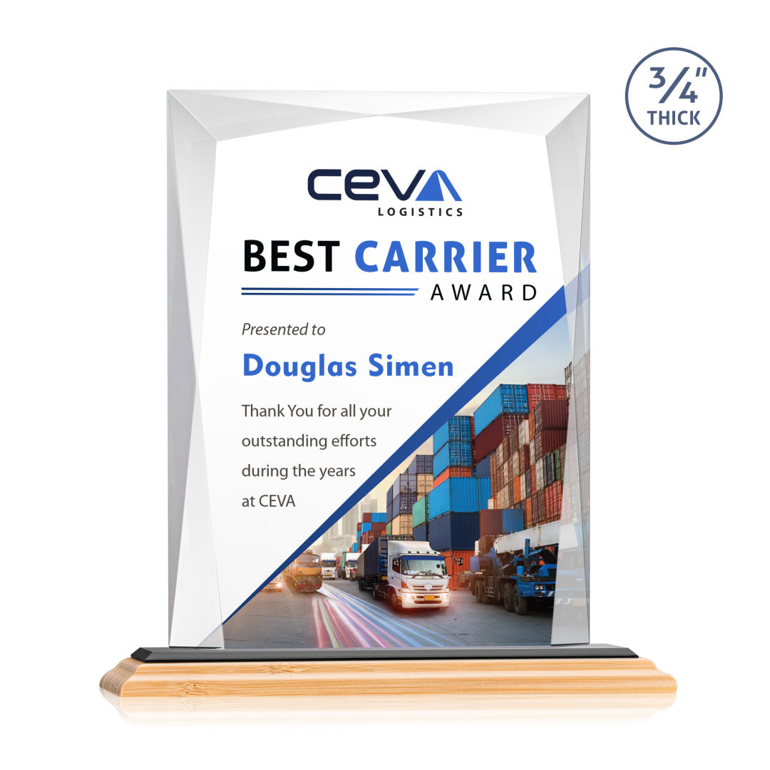 Messina VividPrint™ Award - Bamboo/Black 5