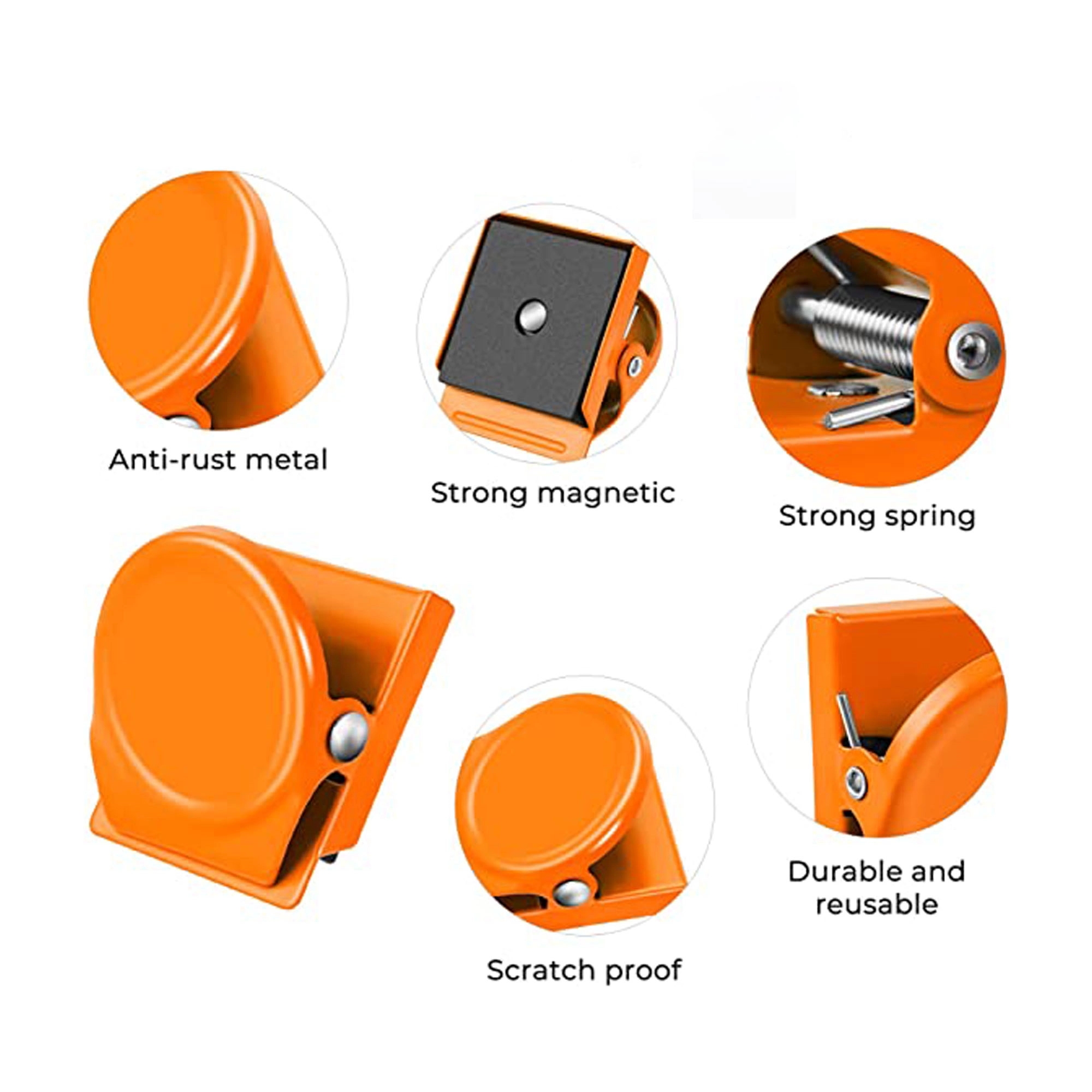 Magnetic Metal Note Clip 5