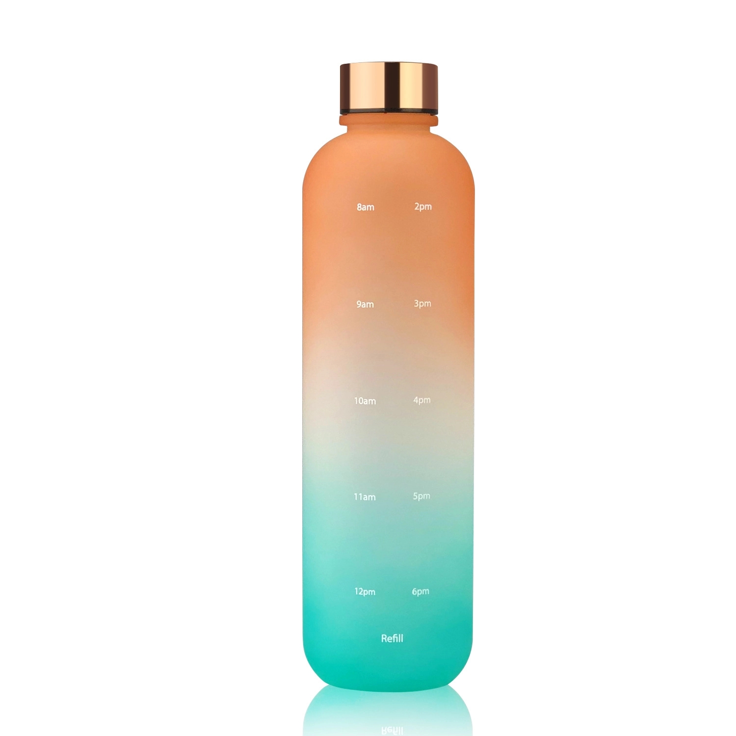 Custom 32 oz Tritan Material Water Bottle with Time Marker 2