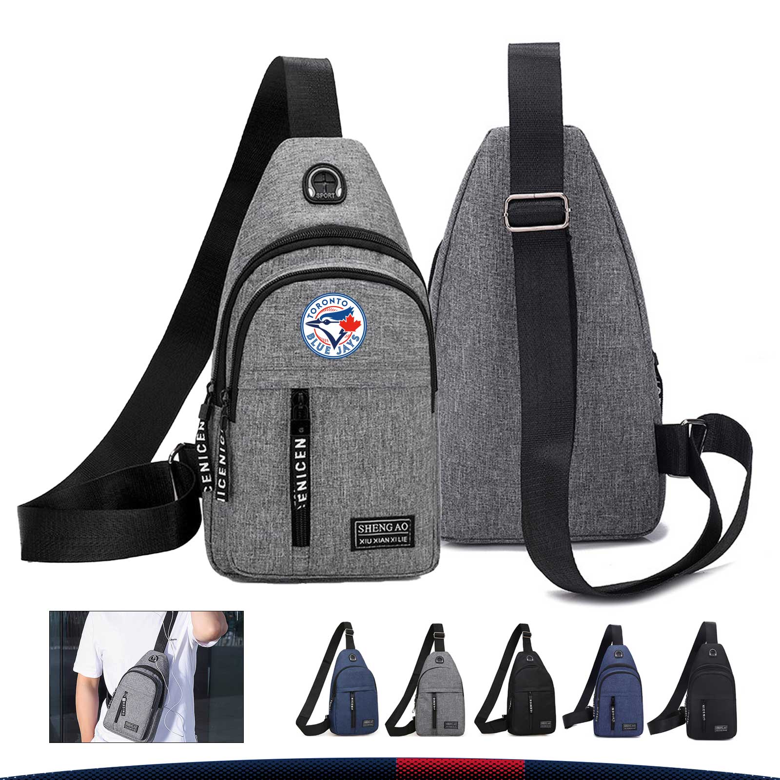 Degoo Oxford Chest Bag 4