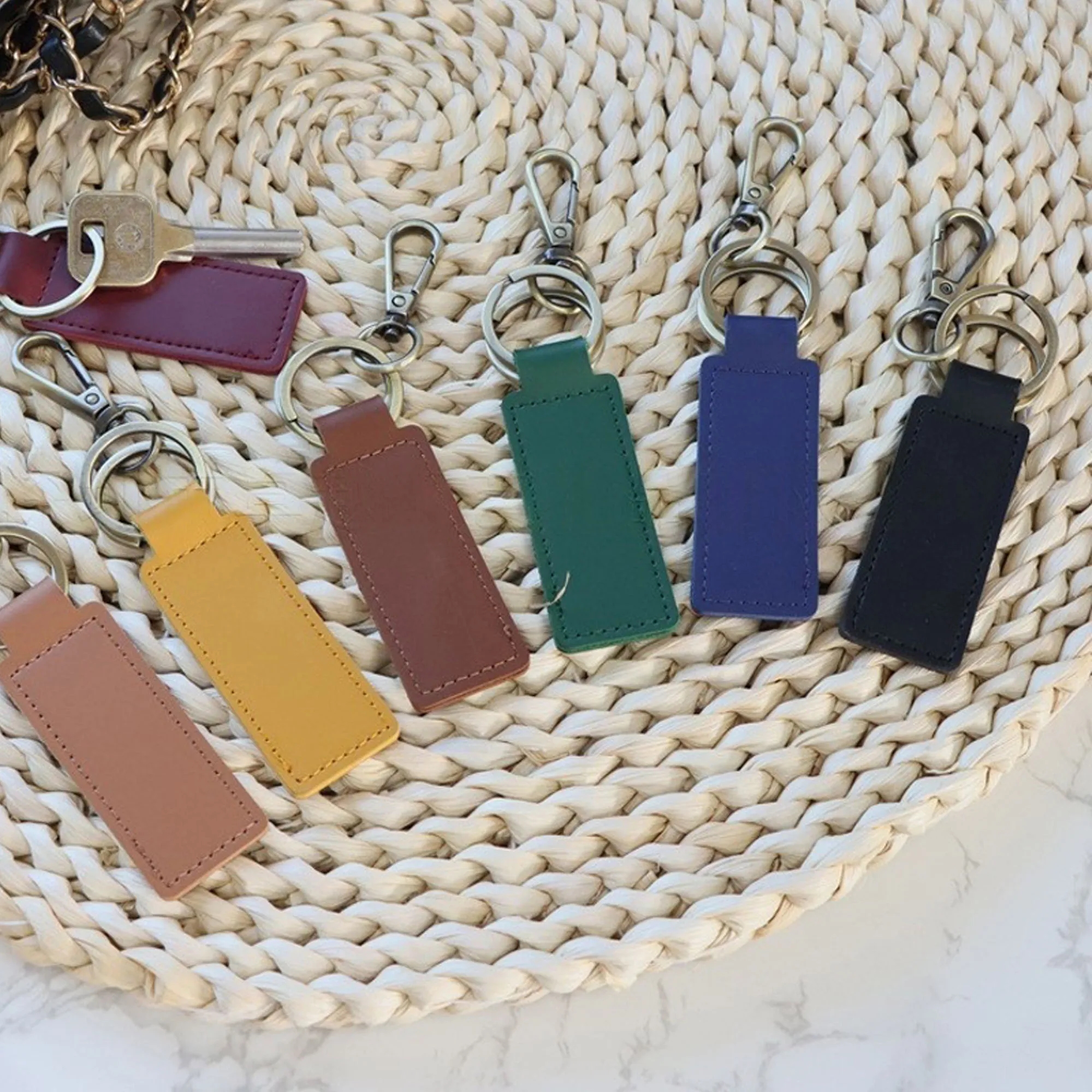 Leather Car Keychain Accessories And Pendants 3