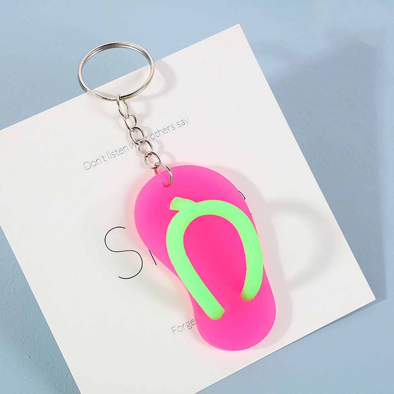 Slippers Key Chain Beach Charms Summer Gifts 7