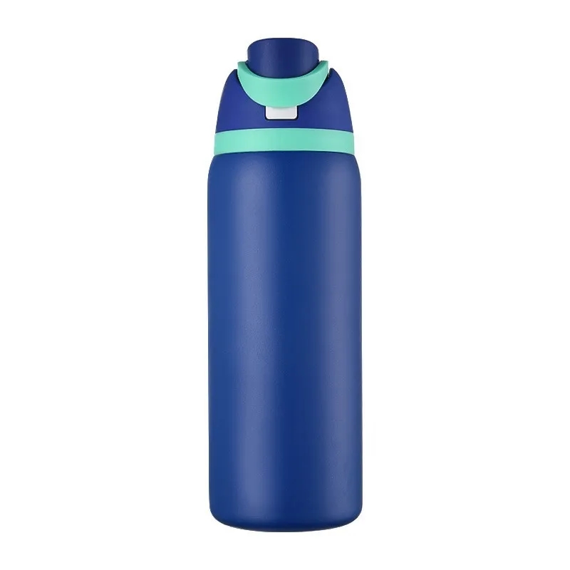 32oz Sip Spouted Insulated Stainless Steel Water Bottle, custom water bottle with logo imprint 4