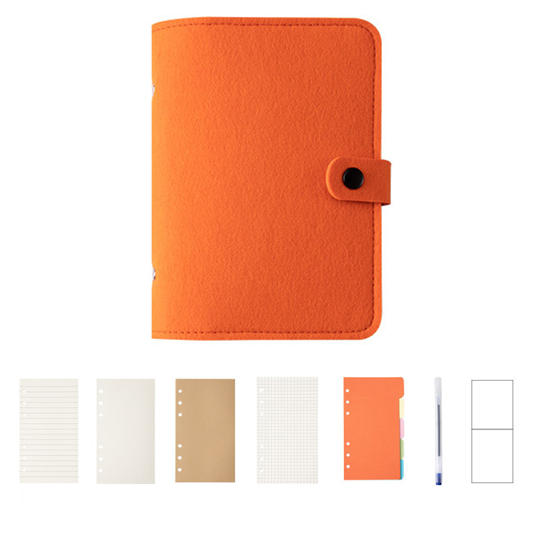 A5 Felt Cover Journal Notebook 3