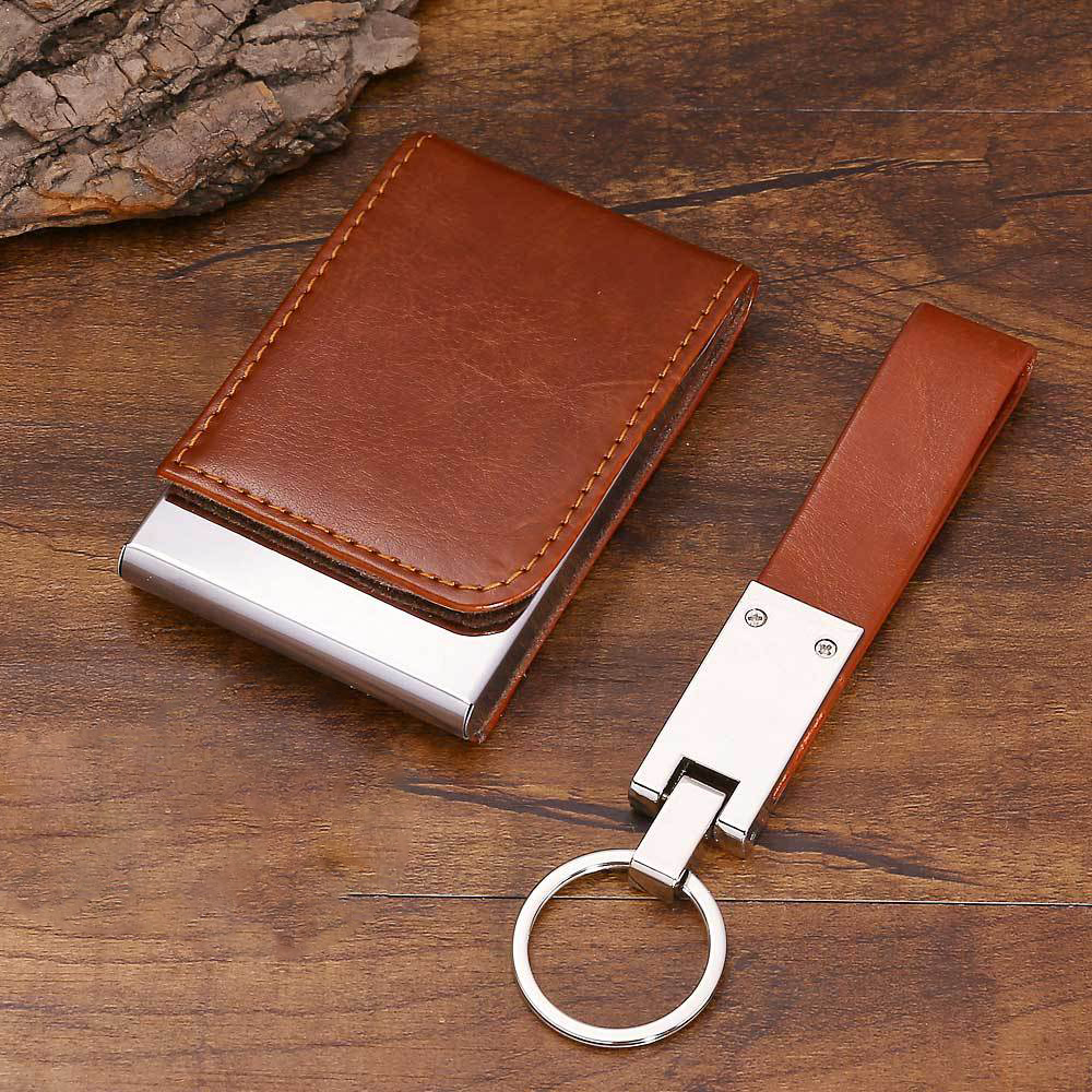 Leather 4-Piece Office Gift Set 5