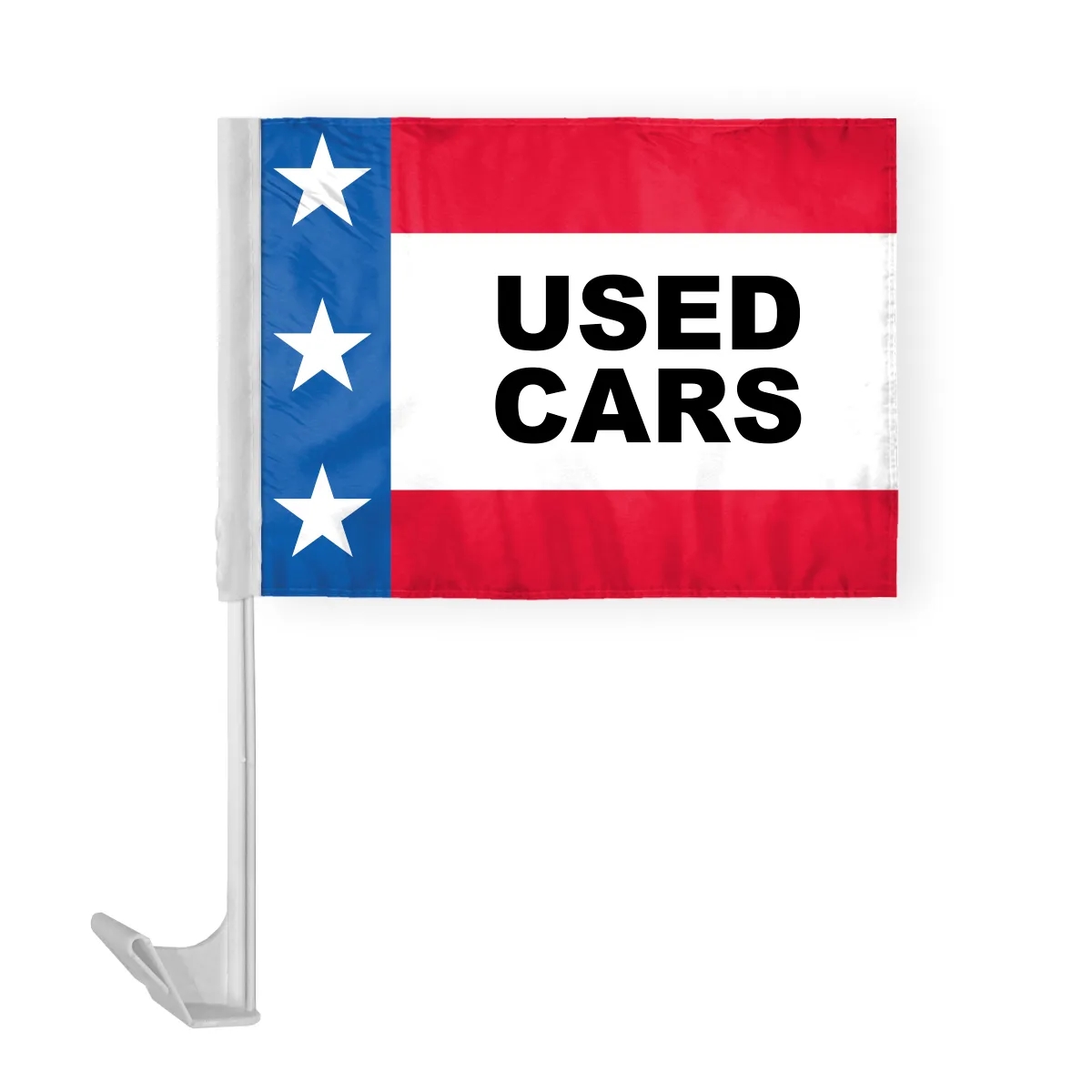 12" x 16" Patriotic Message Car Flag - ePoly 5