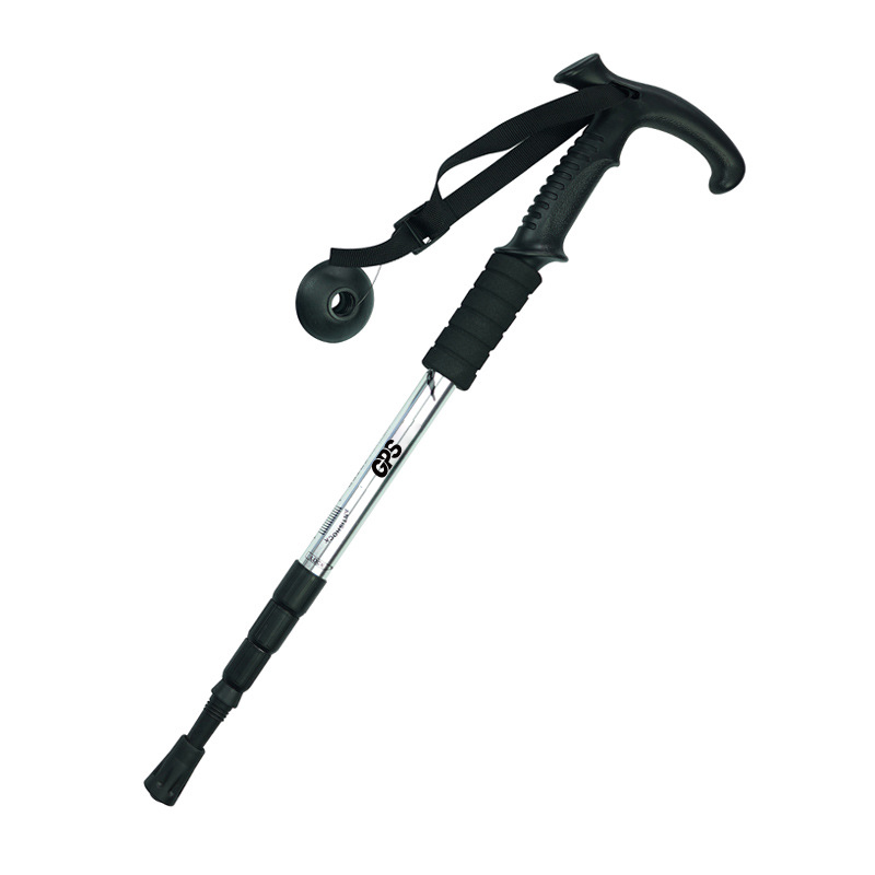 Adjustable Folding Trekking Pole with Comfortable T Handles 3