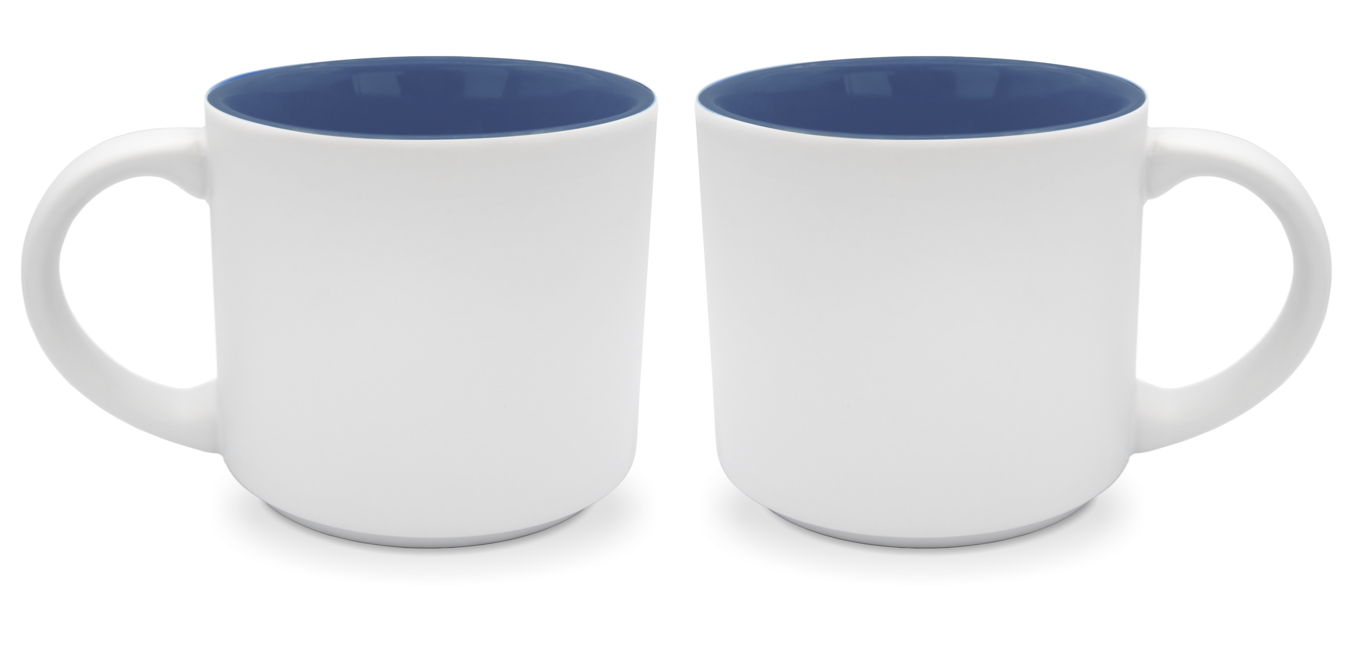 14 Oz. Matte Metro Two Tone Mug 2