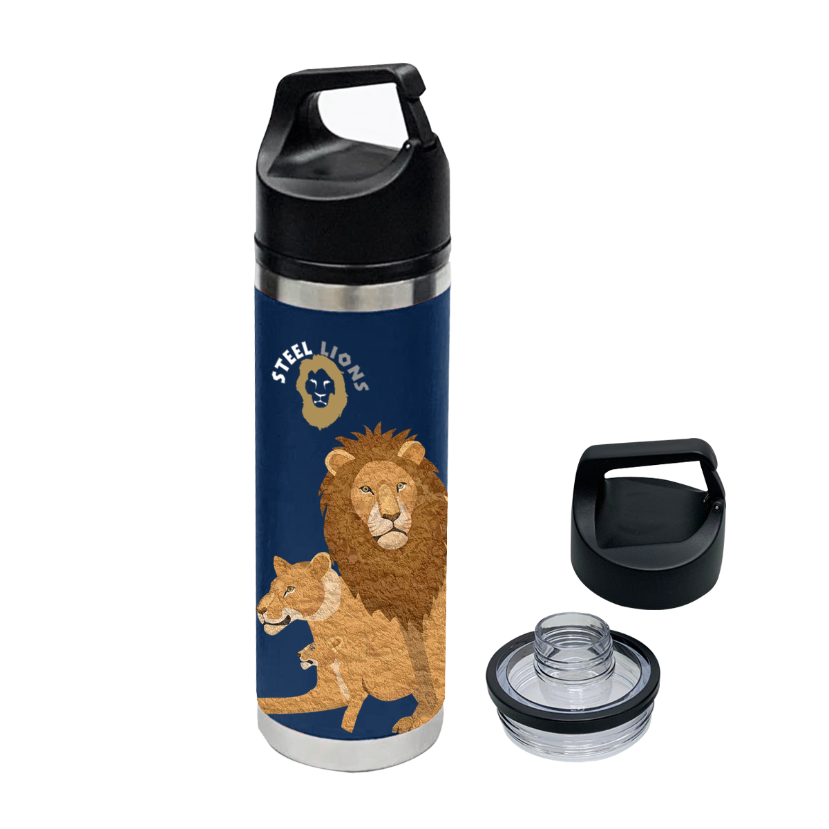 18 Oz. Full Color Davenport Stainless Steel Bottle 7