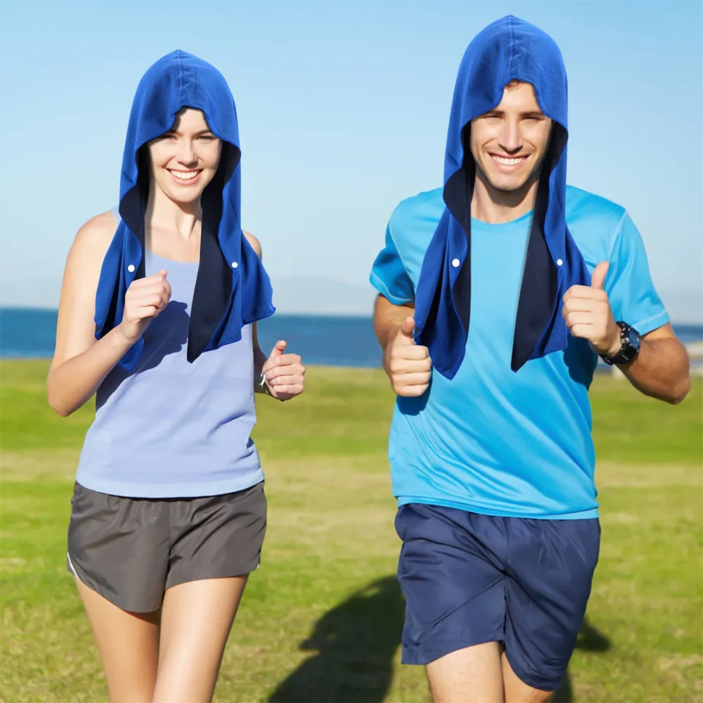 Cooling Hoodie Towel UV Protection Quick Dry Sport Neck Wrap 4
