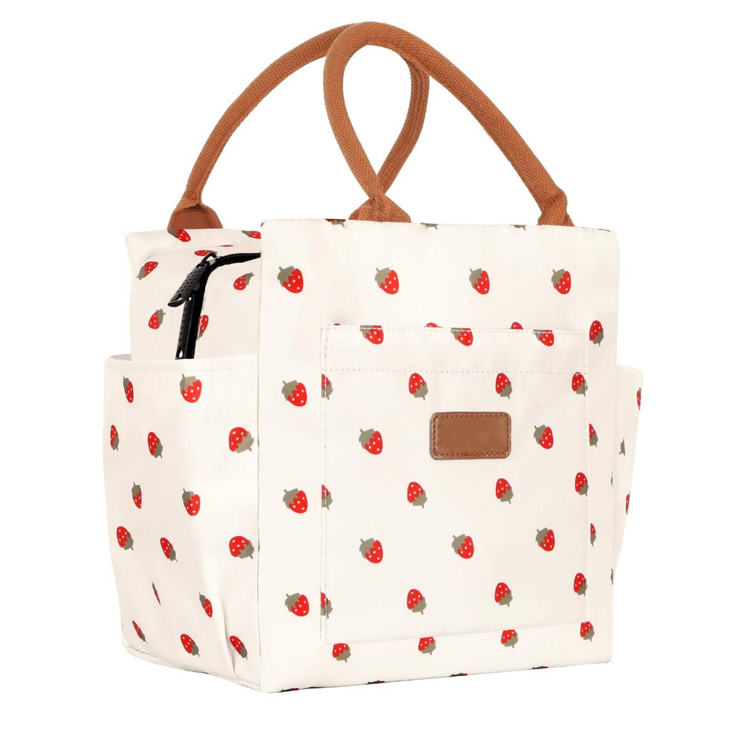 10L Leakproof Oxford Insulated Cooler Lunch Bag w/ Pockets 2