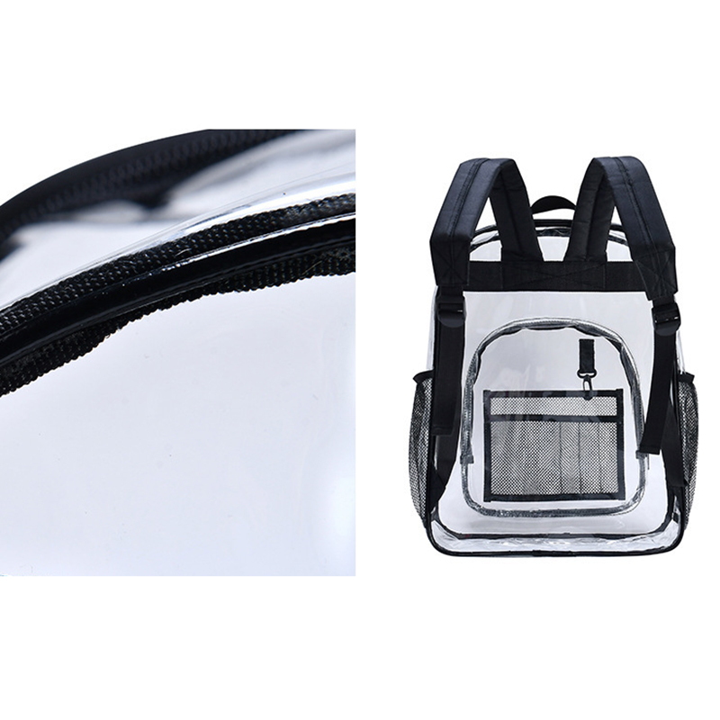 Clear PVC Backpack for Women Men 6