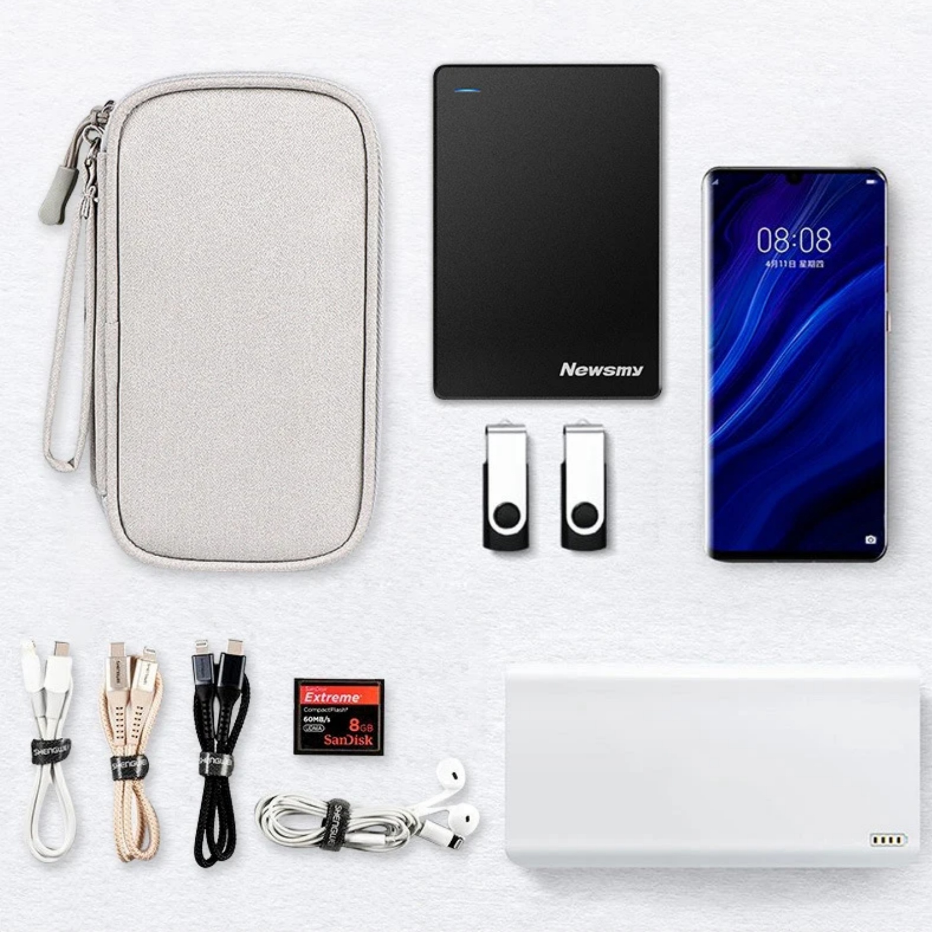 Tech Organizer Electronics Travel Case 9