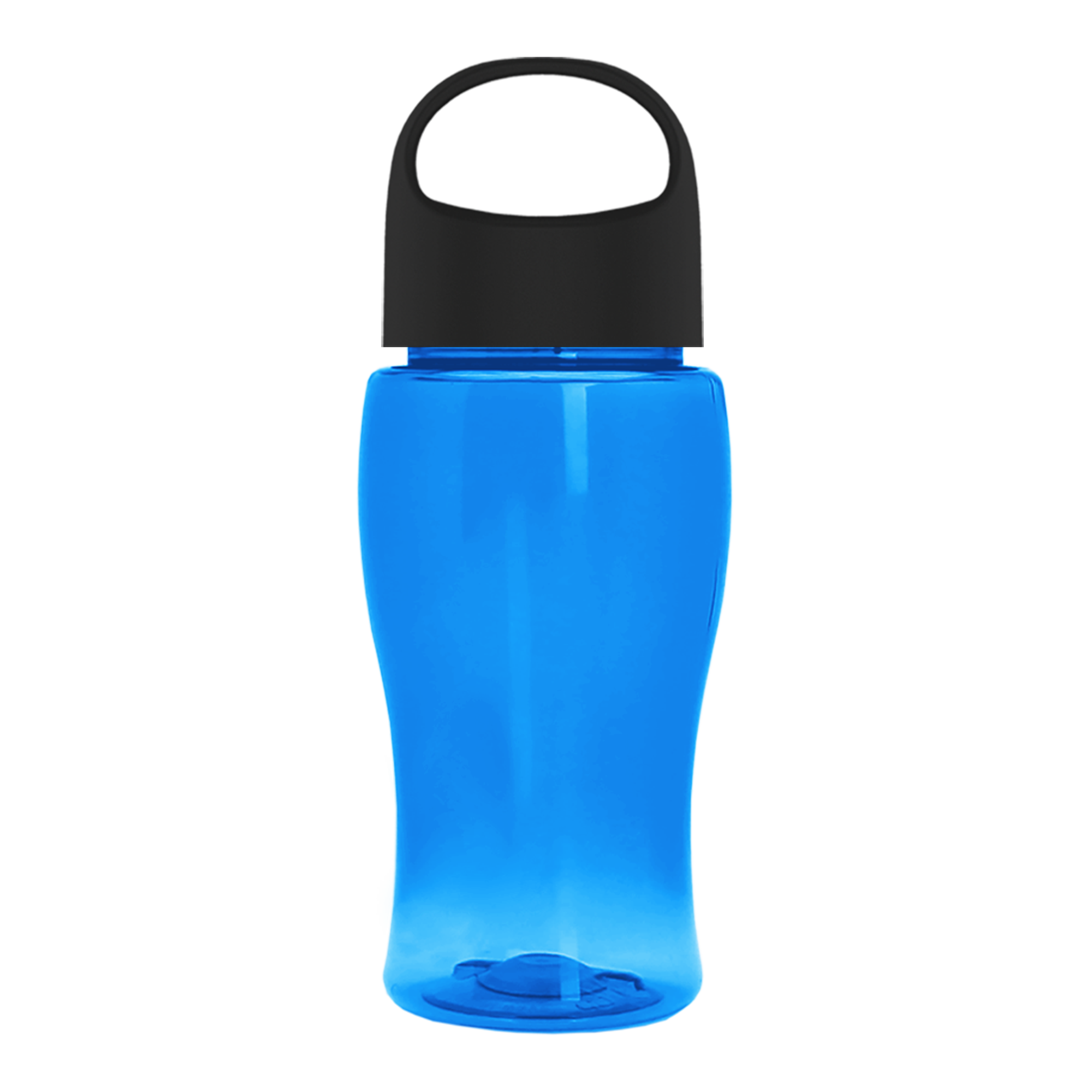 Poly-Pure Jr. - 18 oz. Transparent Bottle with Oval Crest 4
