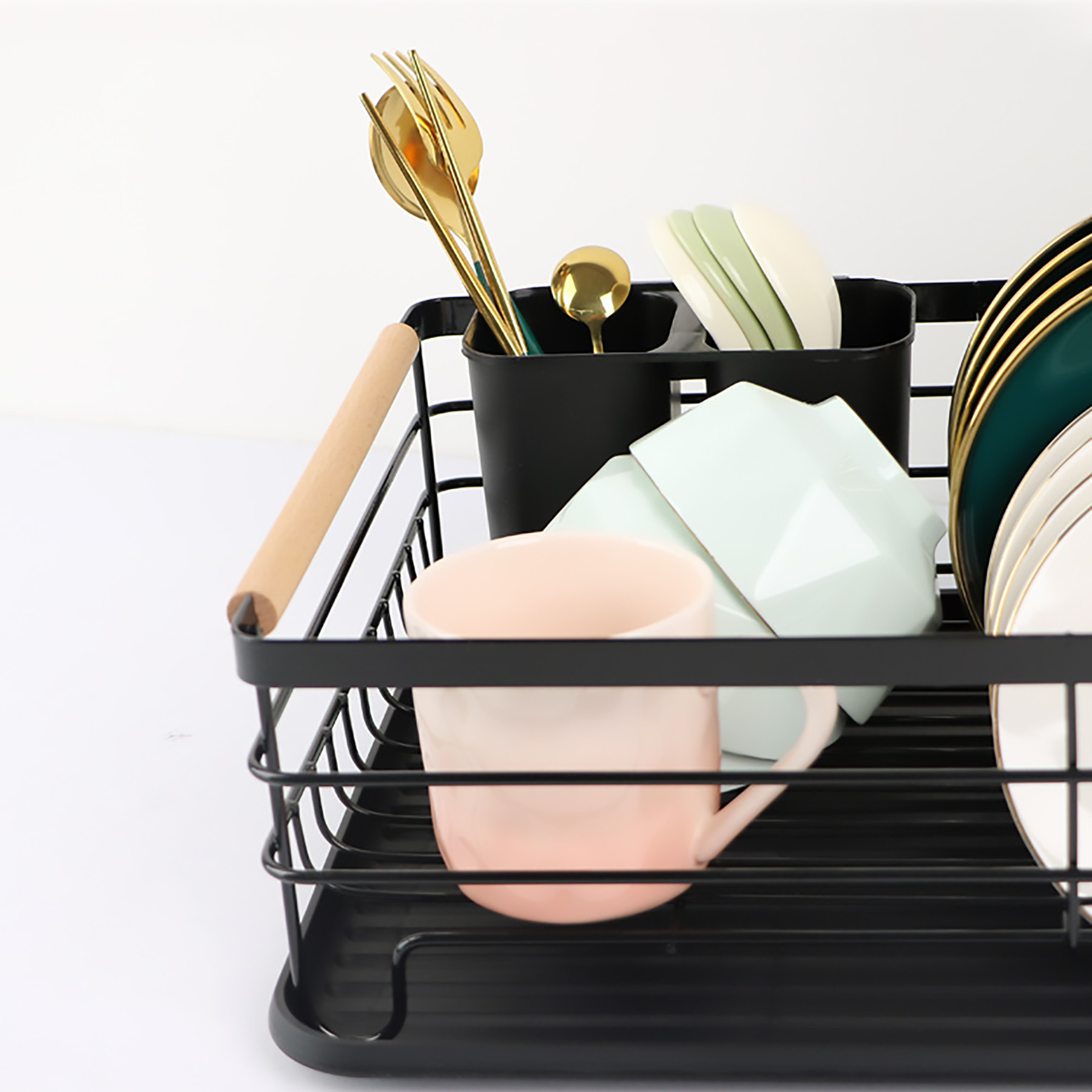 Metal Kitchen Cutlery Storage Rack 3