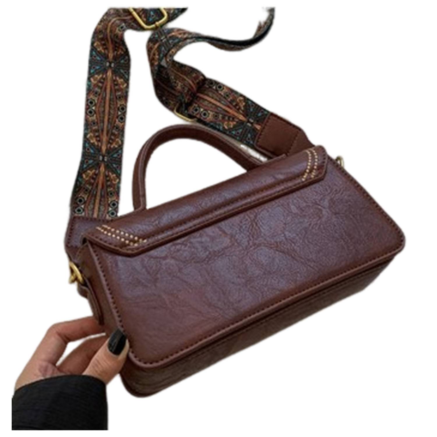 Vintage Pu Crossbody bag Handbag For Woman 4