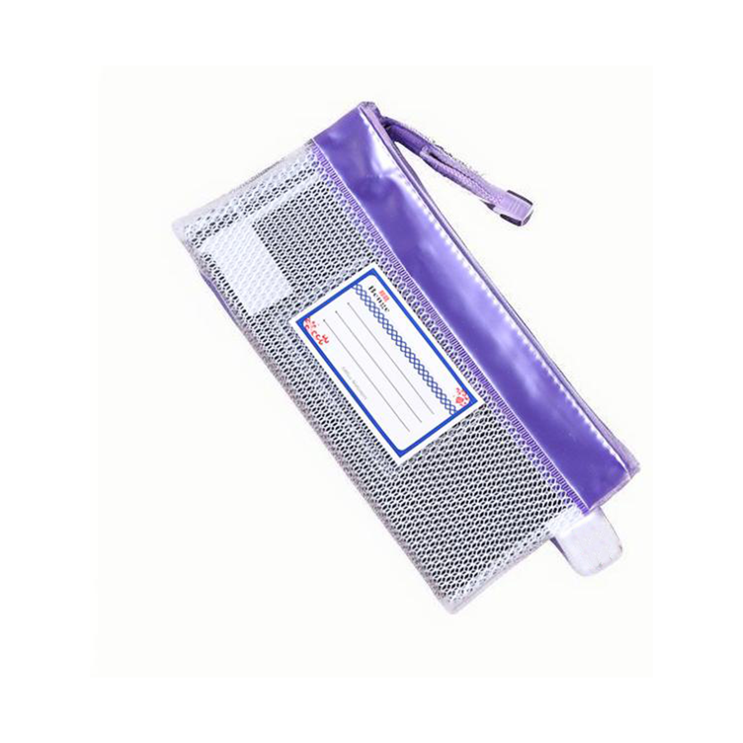 Transparent Mesh PVC Zippered Bag Semi-transparent Document 4