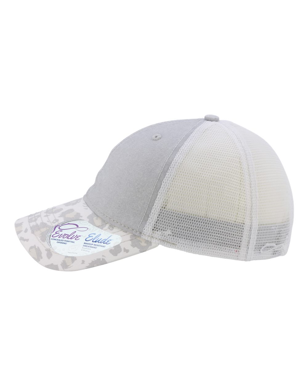 Women's Printed Bill with Mesh Back Cap - JANET 8