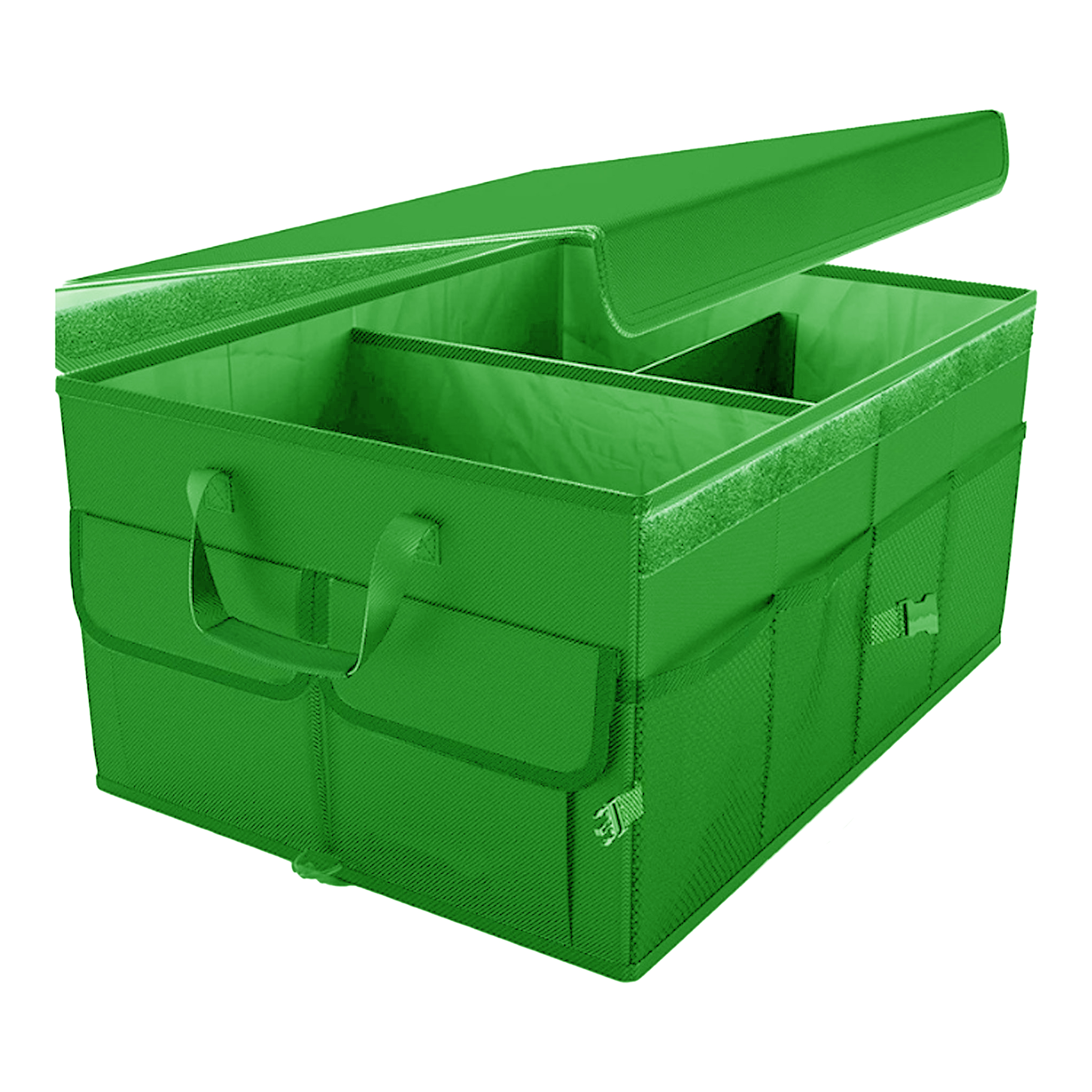 Oxford Cloth Multi-Compartment Trunk Organizer With Foldable Design And Extra Pockets 6
