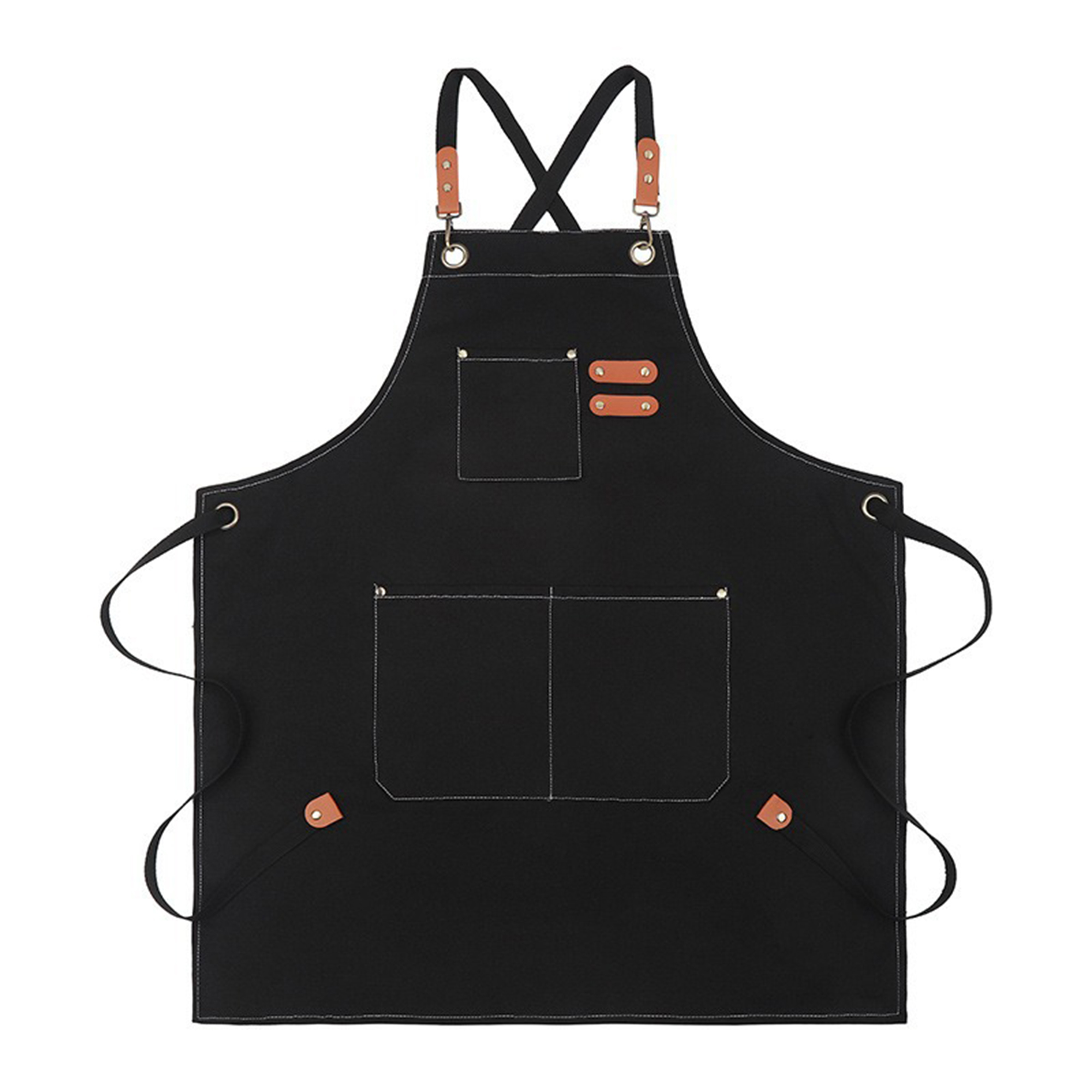Canvas Cross Back Chef Apron 5