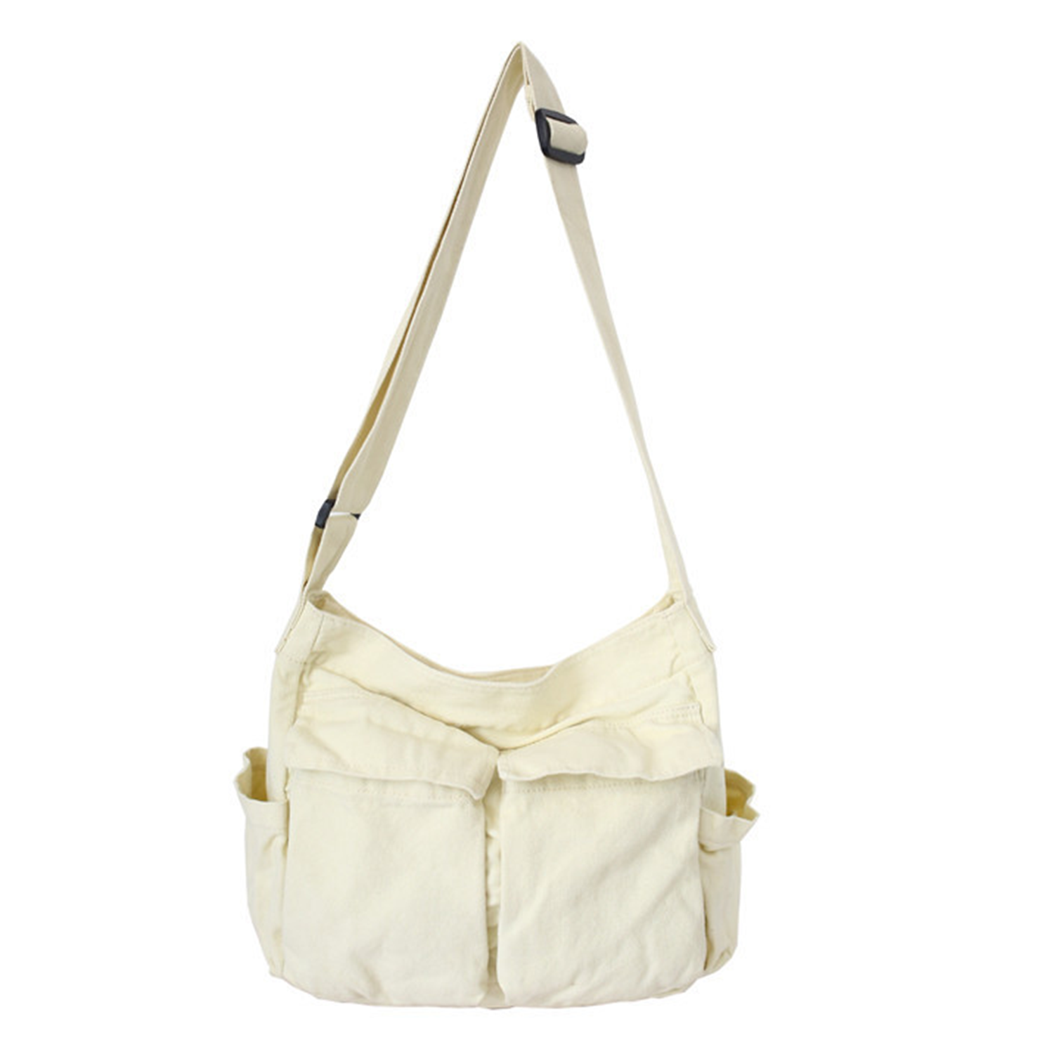Large Capacity Casual Water Resistant Canvas Crossbody Bag 4