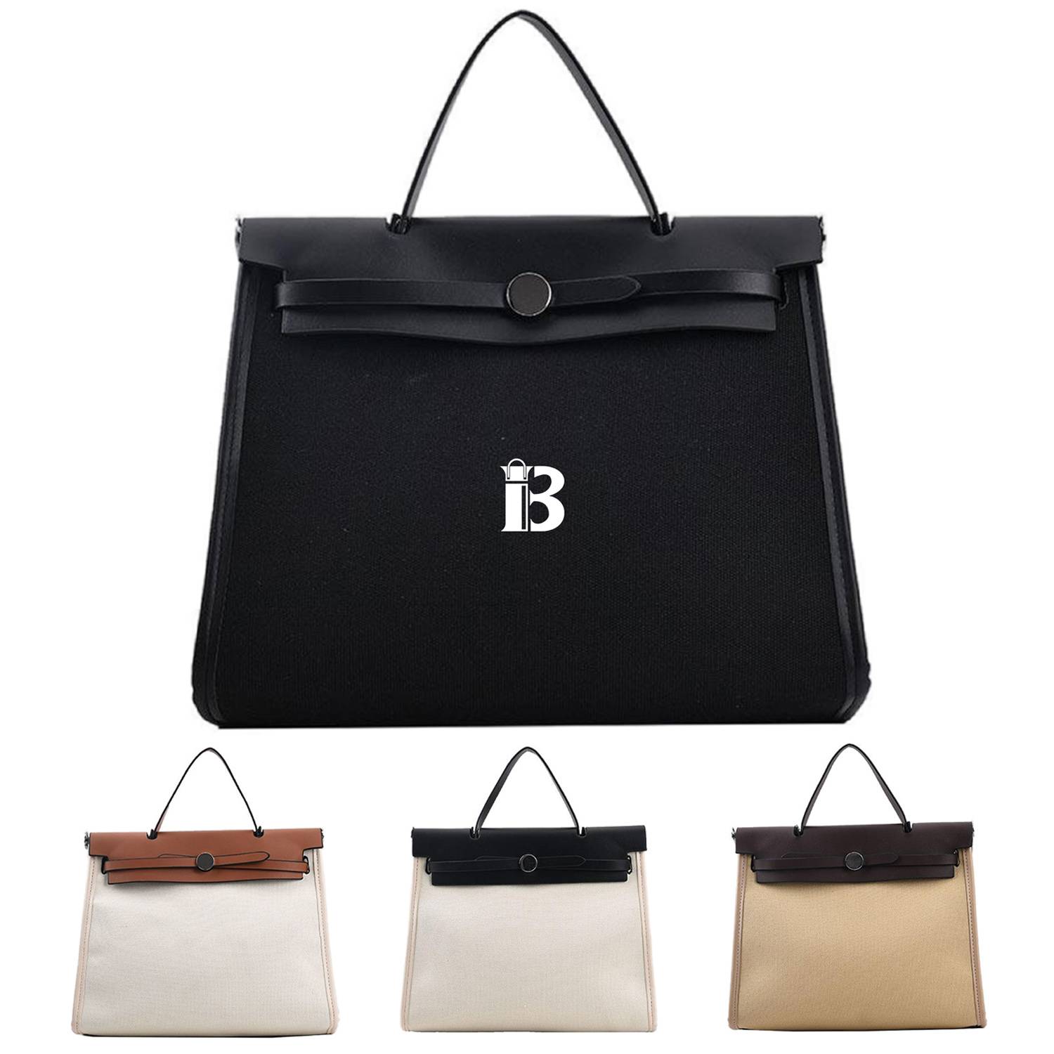 Canvas Messenger Tote Bag For Women 2