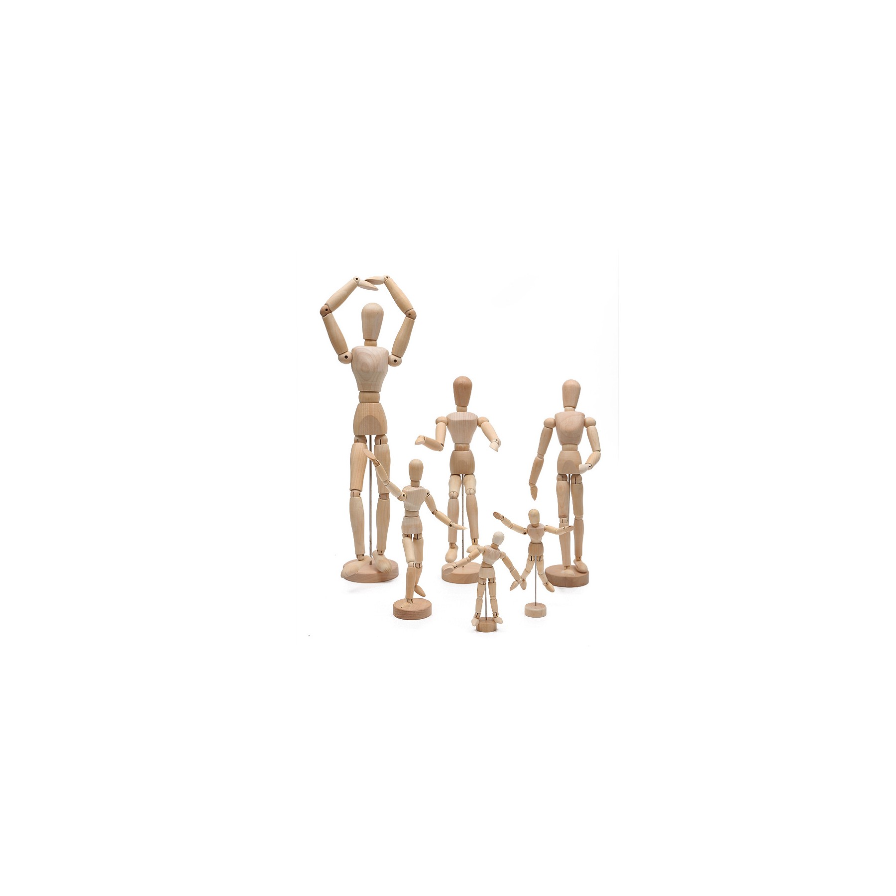 5.5-inch Wooden Jointed Puppet 2
