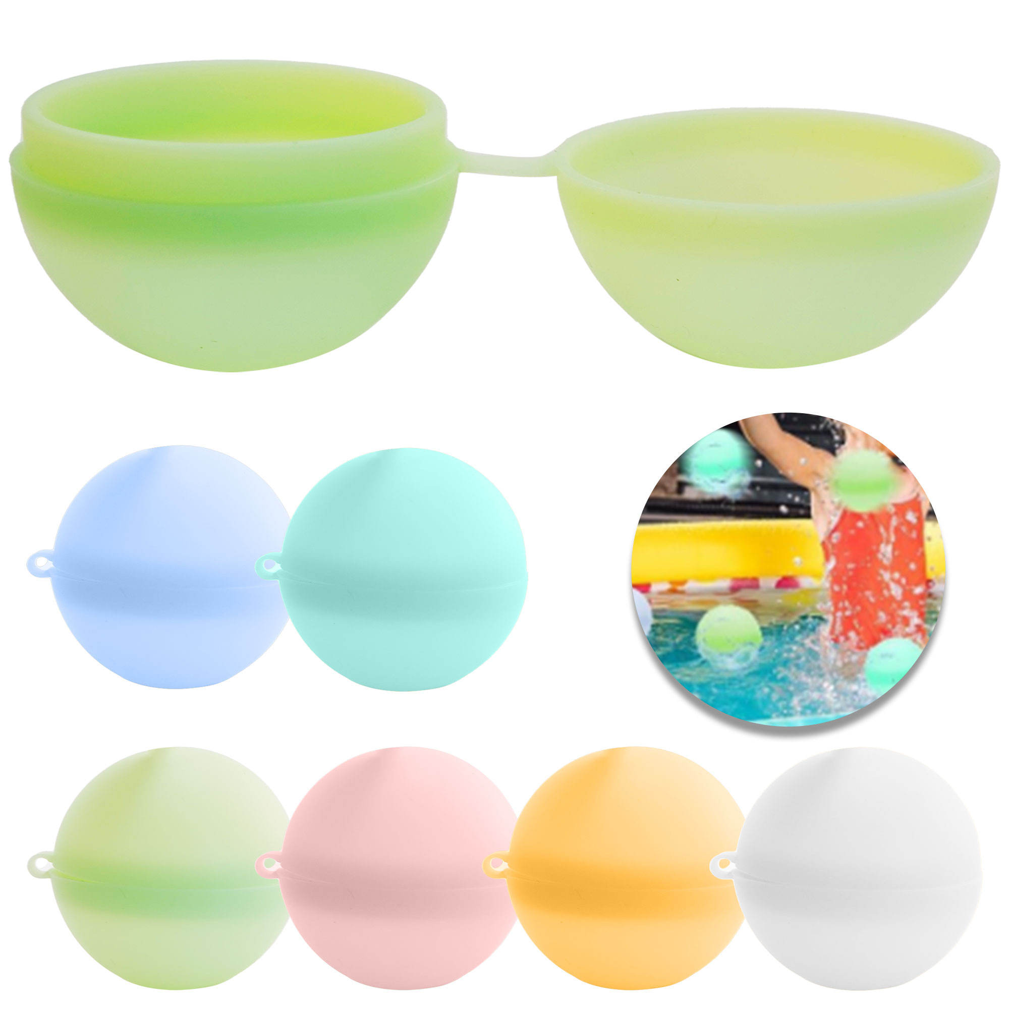 Reusable Water Bomb Balloons MOQ 10 4