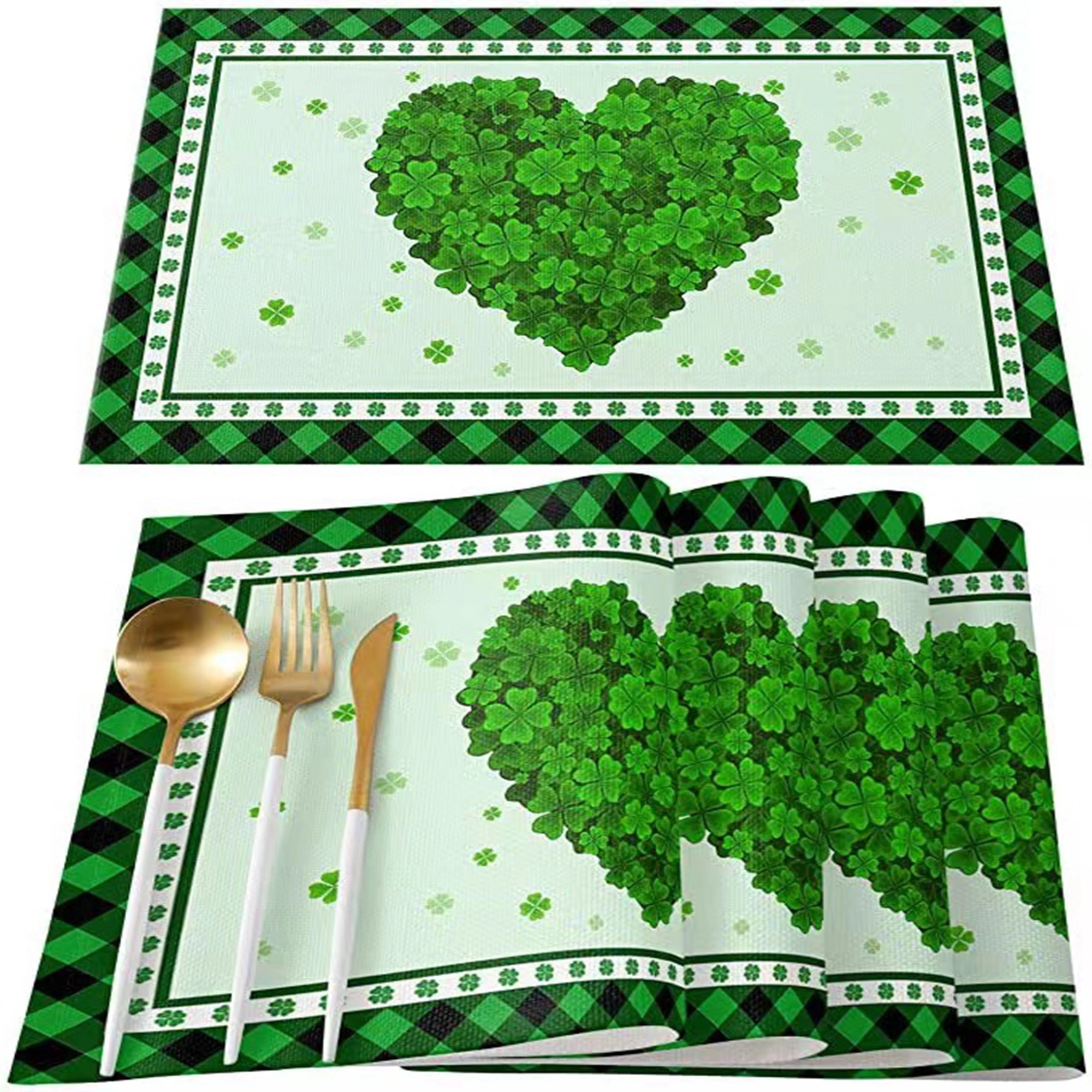 Decorations Natural Linen Placemats  of Dining Room 11