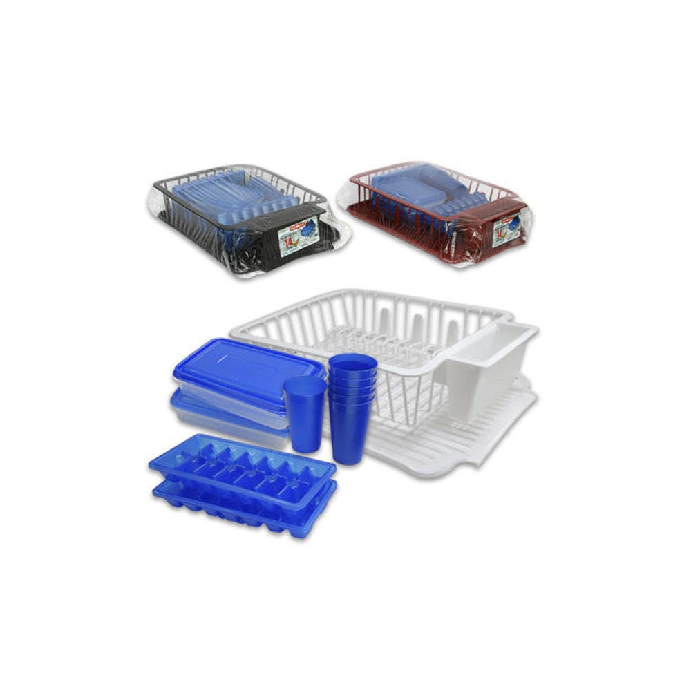 Dish Drying Rack Sets - 14 Pieces Assorted 2
