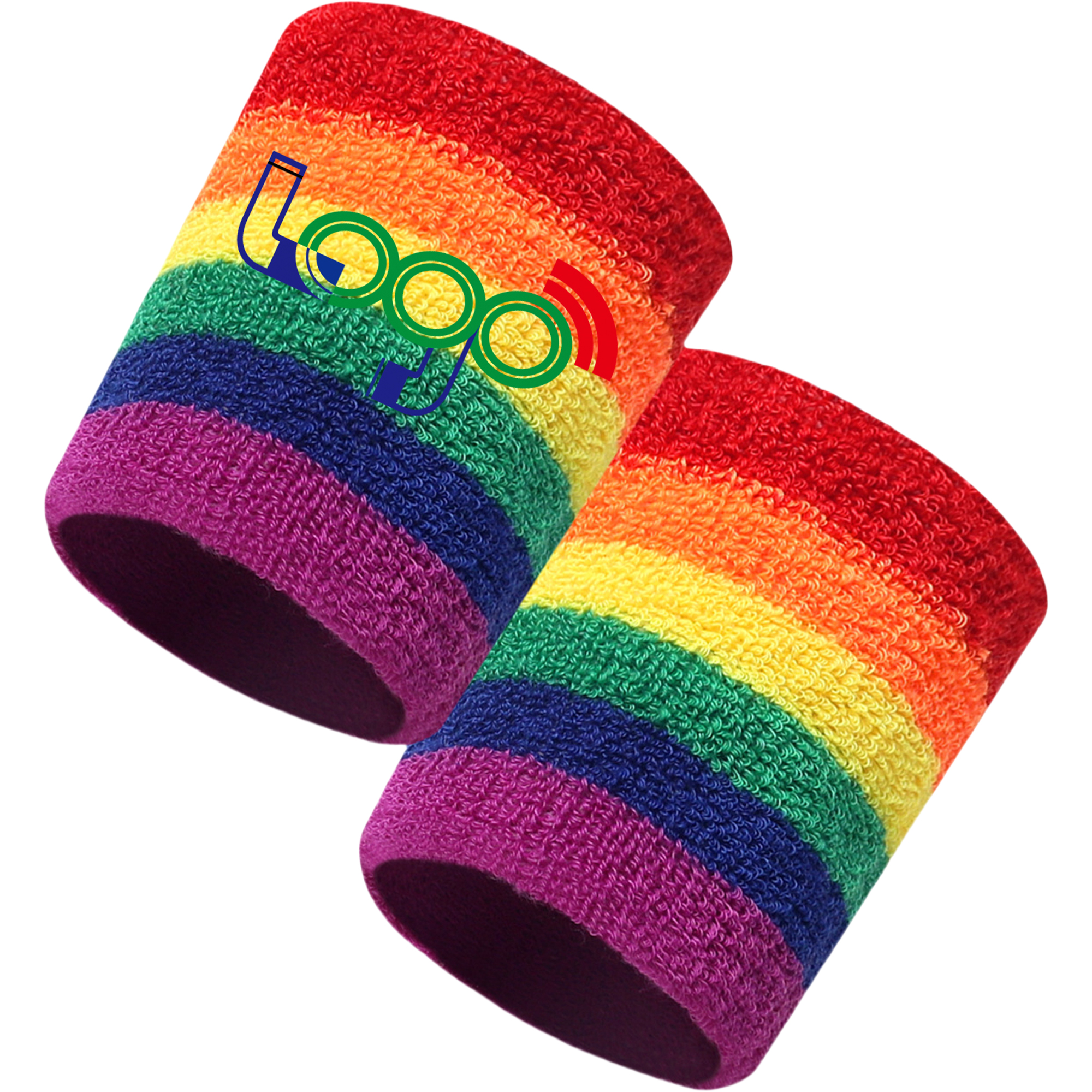 Absorbent Rainbow Wrist Brace MOQ20 1