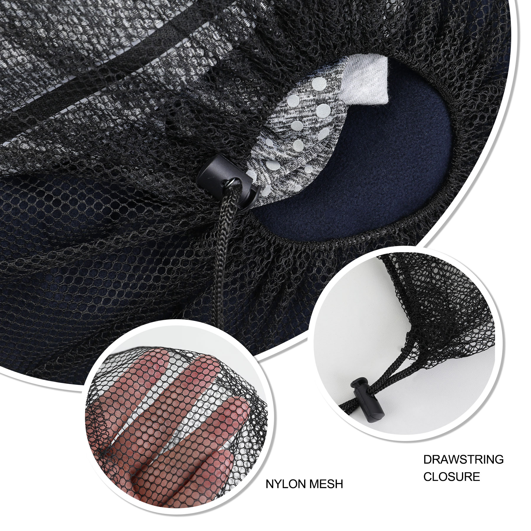 Large Mesh Drawstring Laundry Bag 11