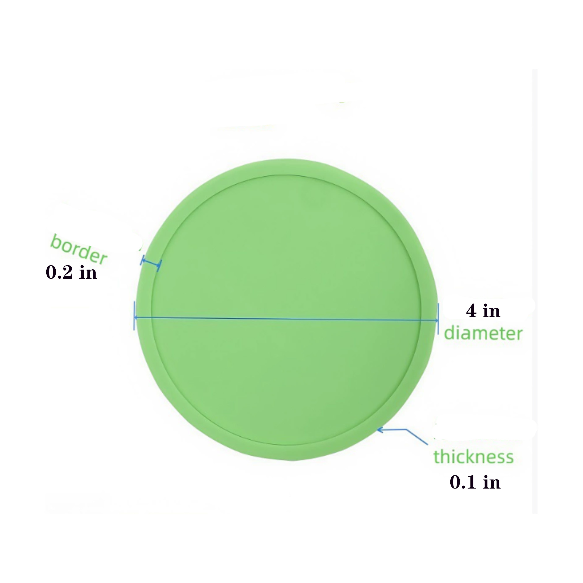 4" Silicone Coaster Cup Lid 3
