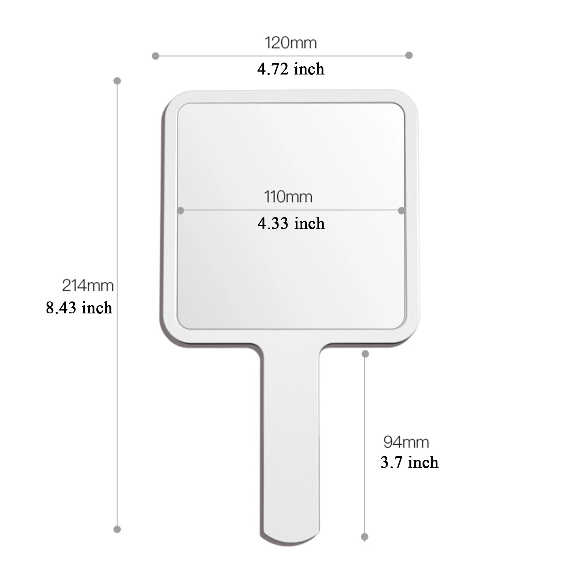 Professional Handheld Cosmetic Mirror 2