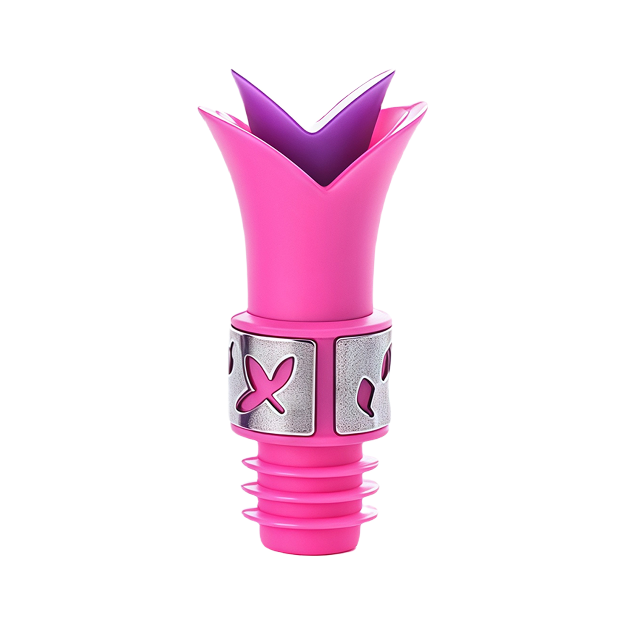 Silicone Wine Stoppers with Lily Design 6