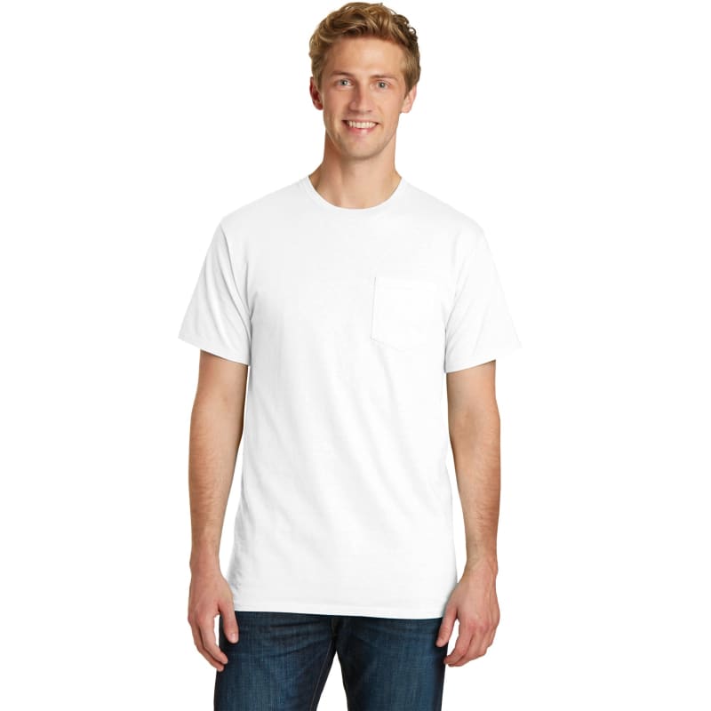 Port & Company Beach Wash Garment-Dyed Pocket Tee. 31