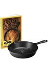 Lodge® 8" Cast Iron/Skillet Full Cookbook Gift Set 12