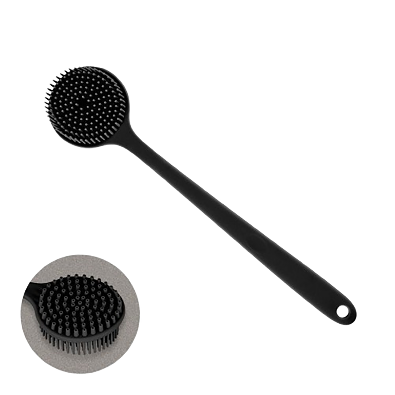 Long Handled Silicone Bath Scrub Brush 8