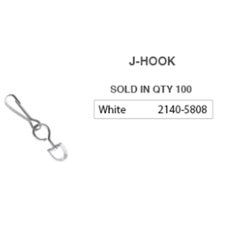 1/8" Double Ended Stock Lanyard (J-Hooks) 1