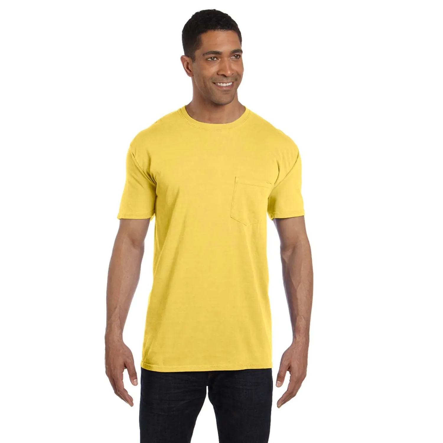 COMFORT COLORS ADULT HEAVYWEIGHT 6.1 OZ. POCKET T-SHIRT 144